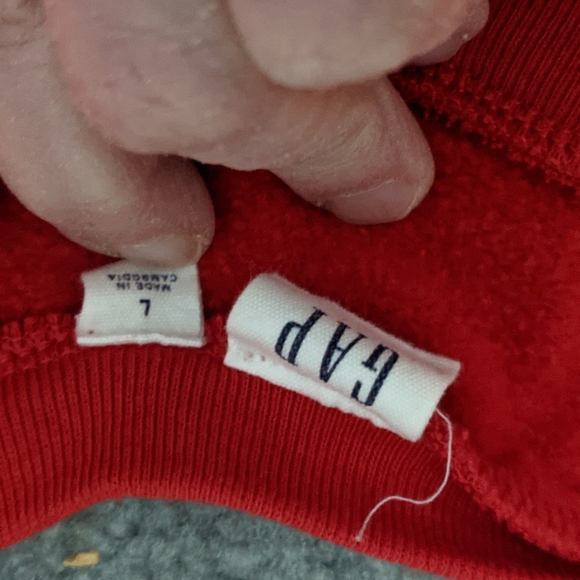 Gap sweatshirt red - Picture 2 of 2